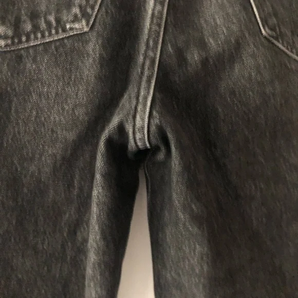 Agolde Low Slung Baggy 30.5” Jeans in Ditch Grey Wash Size 23 Waist Relaxed Fit - Picture 13 of 16